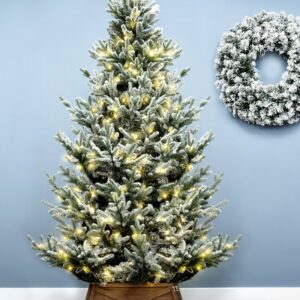 The 10ft Pre-lit Frosted Ultra Mountain Pine