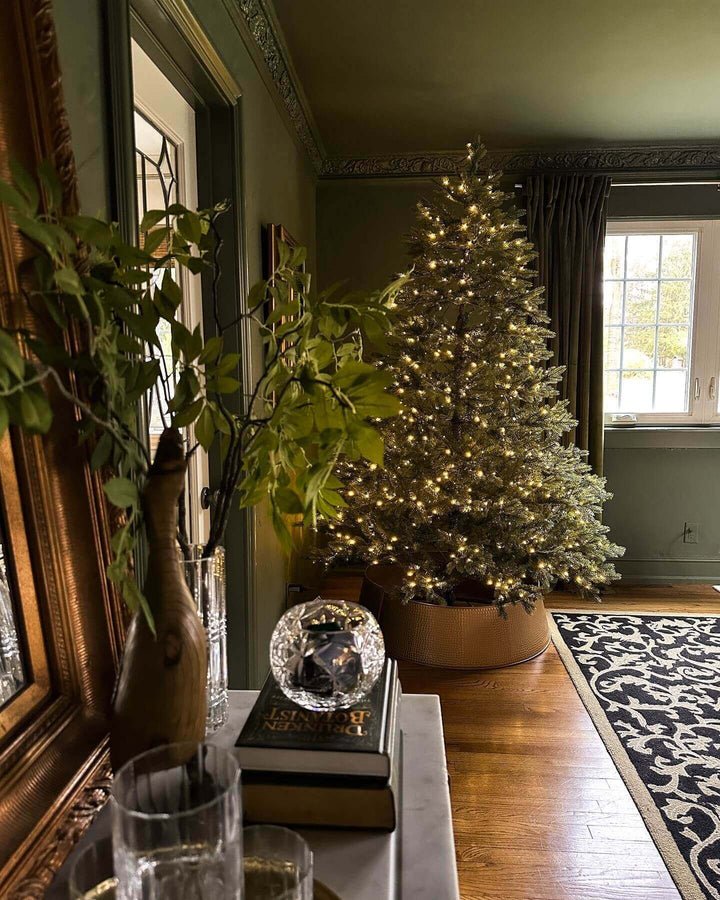 7.5' Rushmore Fir Artificial Christmas Tree 750 Warm White LED Lights - Image 3
