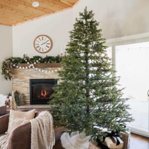 2025/09/1000308648.jpg 7.5' Rushmore Fir Artificial Christmas Tree 750 Warm White LED Lights